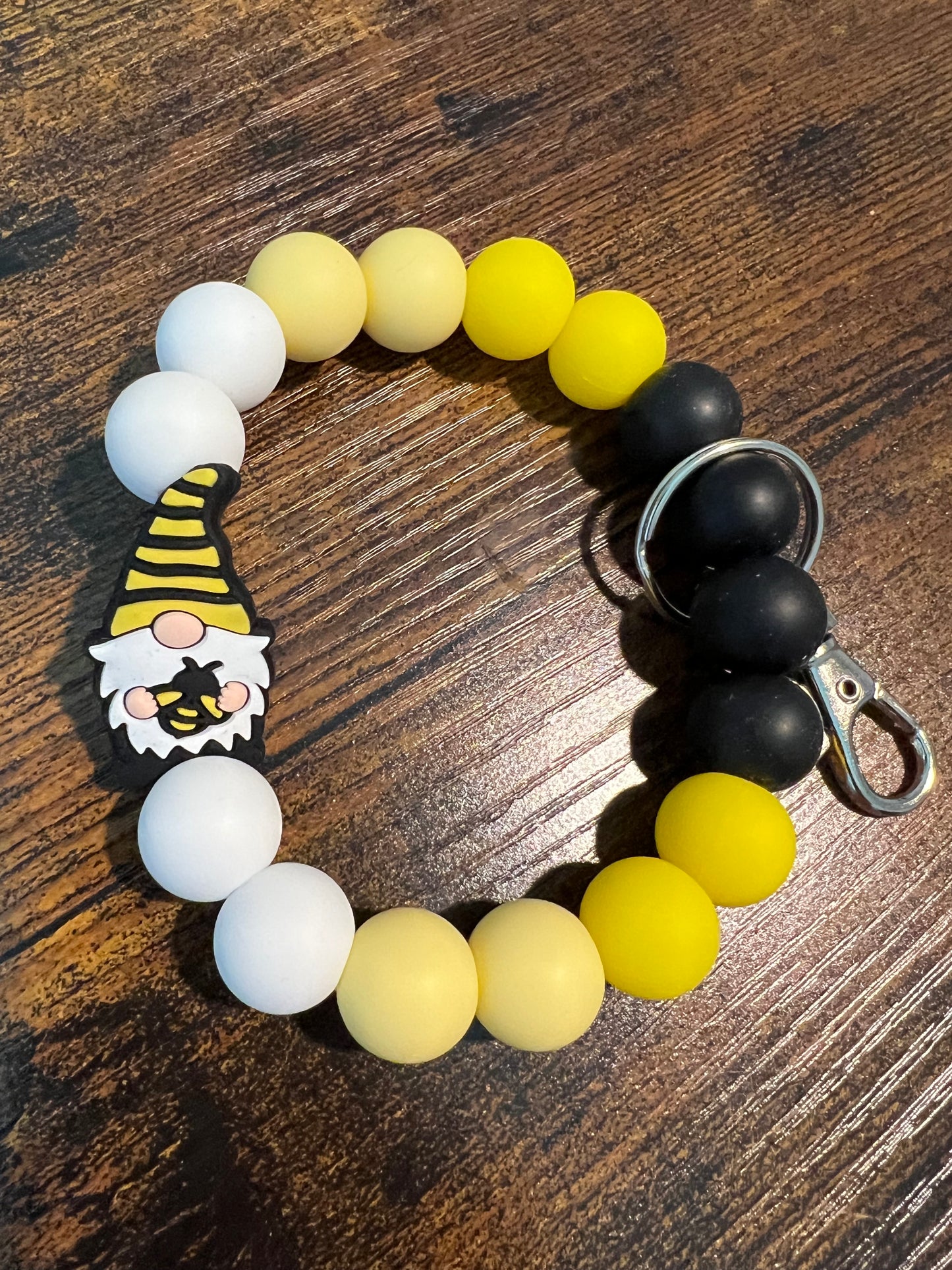 Bee Gnome Wristlet