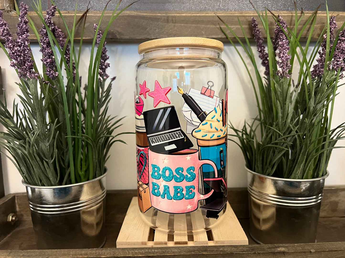 Boss Babe Glass Tumbler