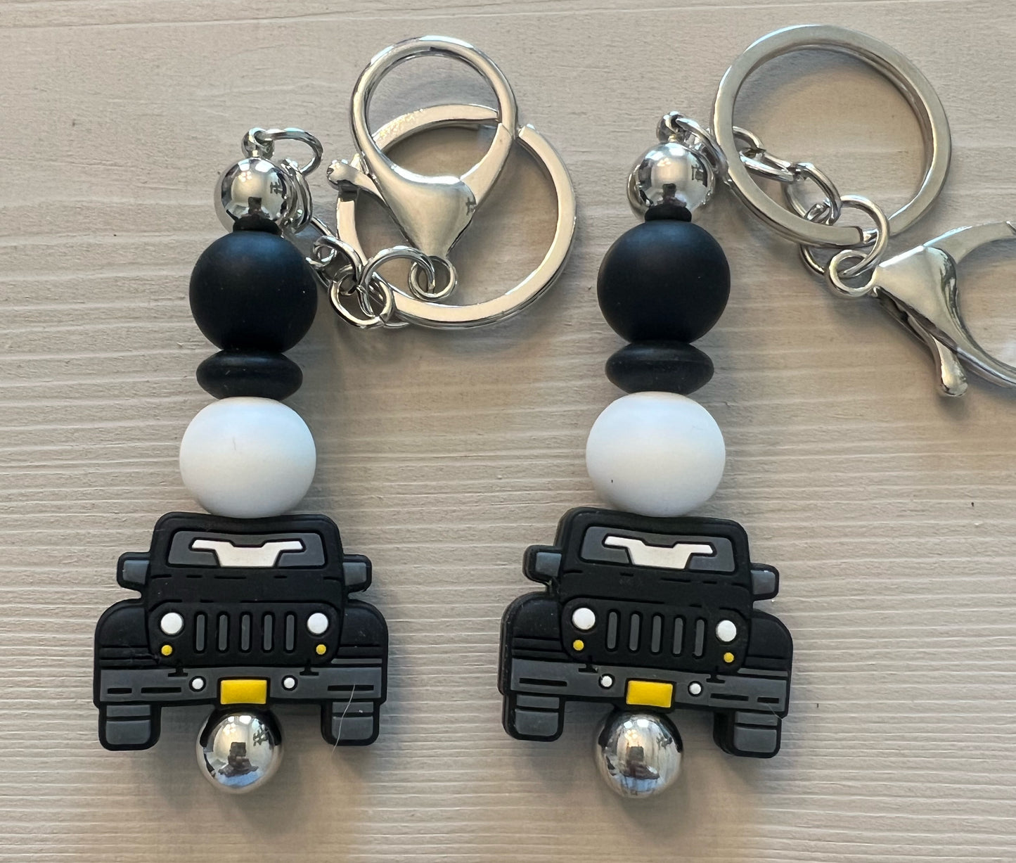 Black Jeep Keychain