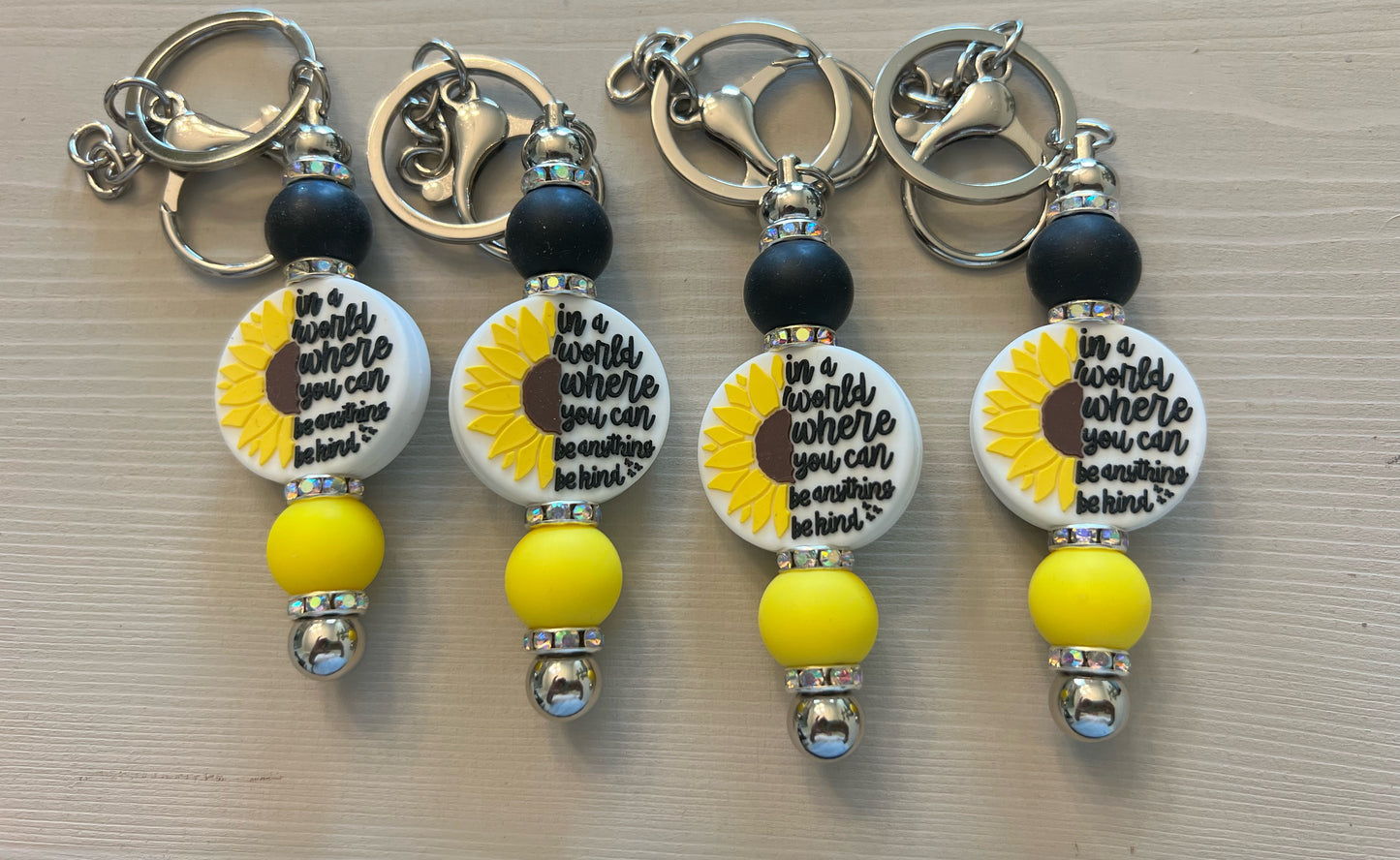 Sunflower Keychain